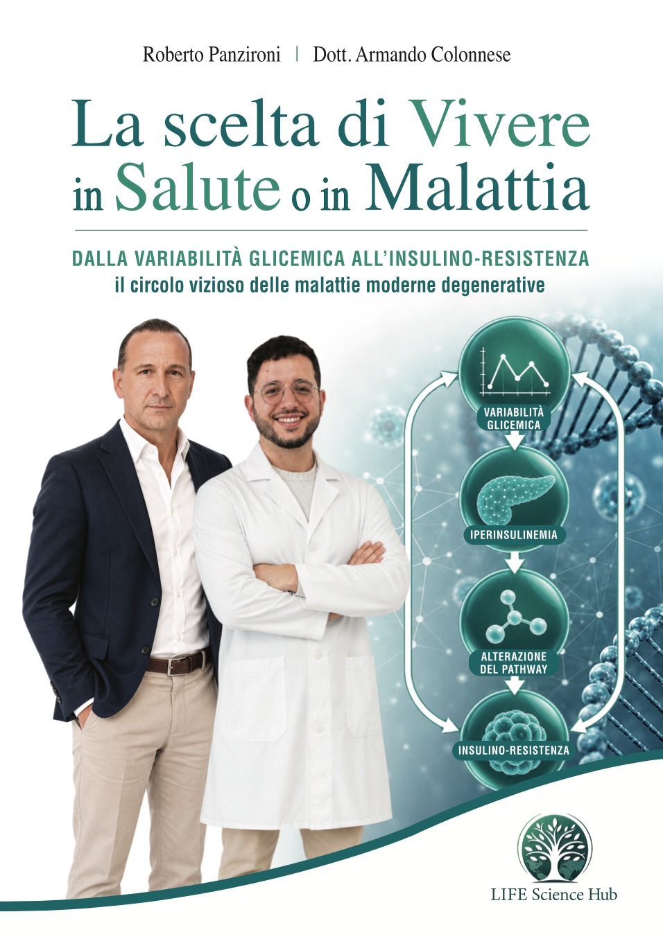 Copertina del libro La scelta di Vivere in Salute o in Malattia